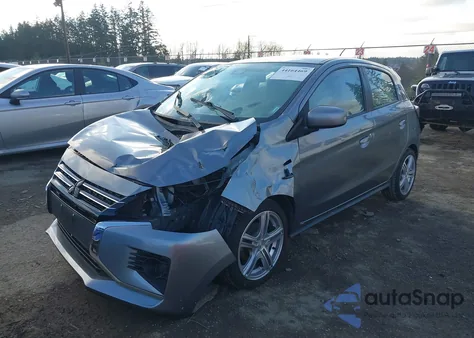 2021 Mitsubishi Mirage Carbonite Edition/Es/Le z USA, uszkodzony, nr VIN ML32AUHJ9MH011065